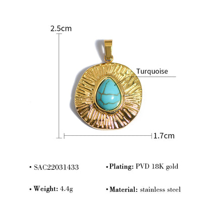 Women's Ornament Accessories Variety Of Natural Stone Pendants