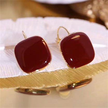 Women's Red Light Luxury High Sense Delicate Earrings