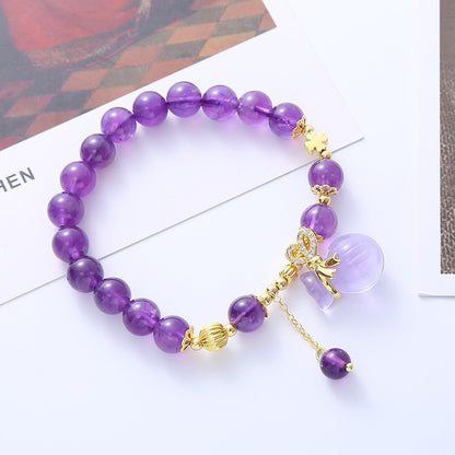 Women's Natural Crystal Korean High-grade Design Color Bracelets