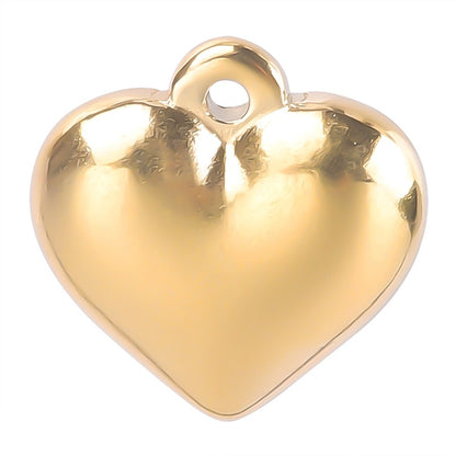 Love Steel Gold Titanium Colorful Metal Pendants