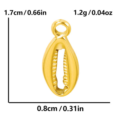 Steel Fashion Irregular Serrated Gold Niche Personality Pendants