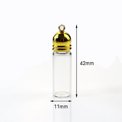 Mouth Glass Bottle Cinnabar Fire Extinguisher Pendants