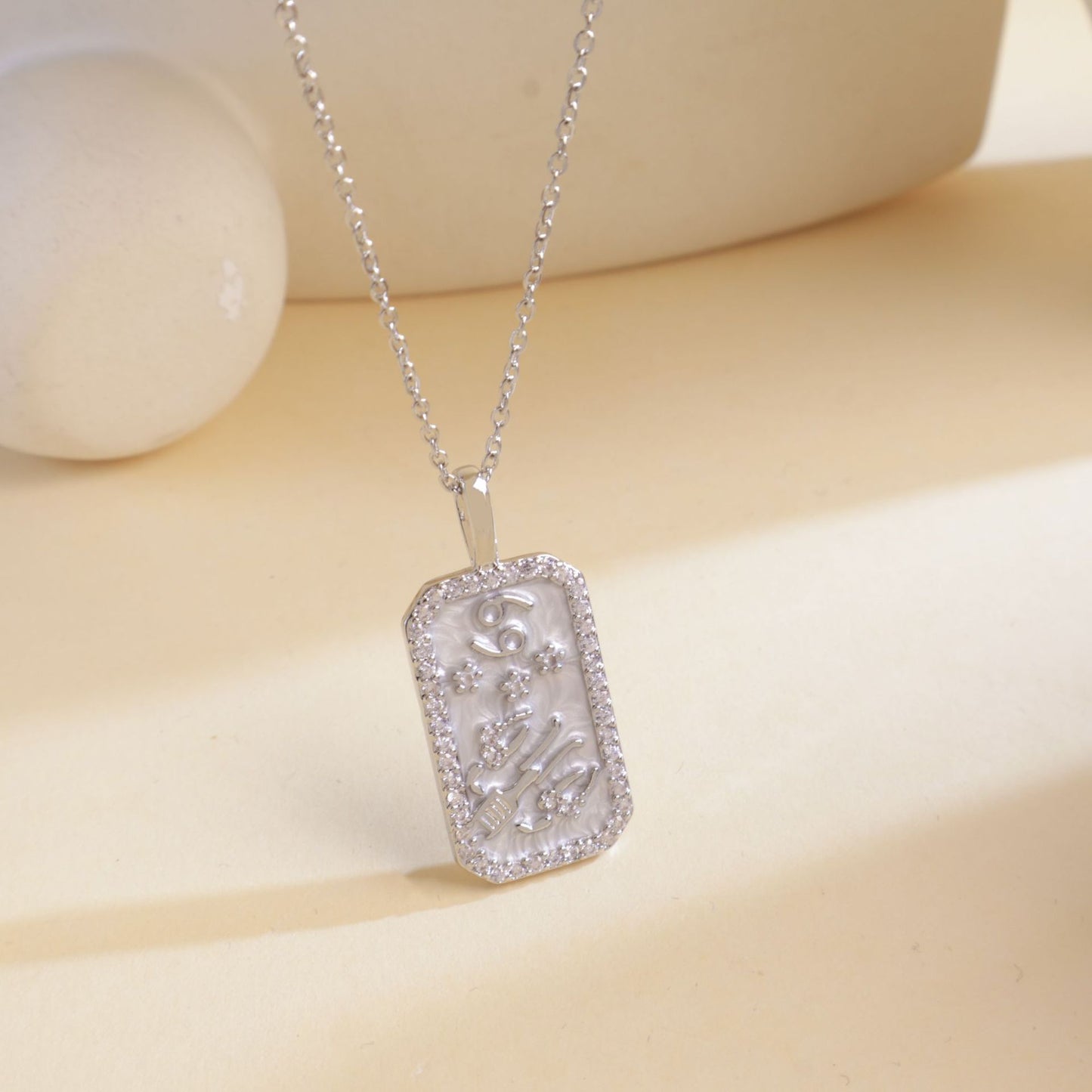 Constellation Color Zircon Female Special Interest Necklaces