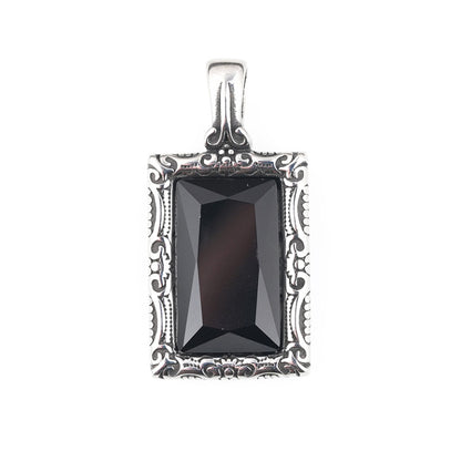 Live Black Zircon Lucky Boys Titanium Pendants