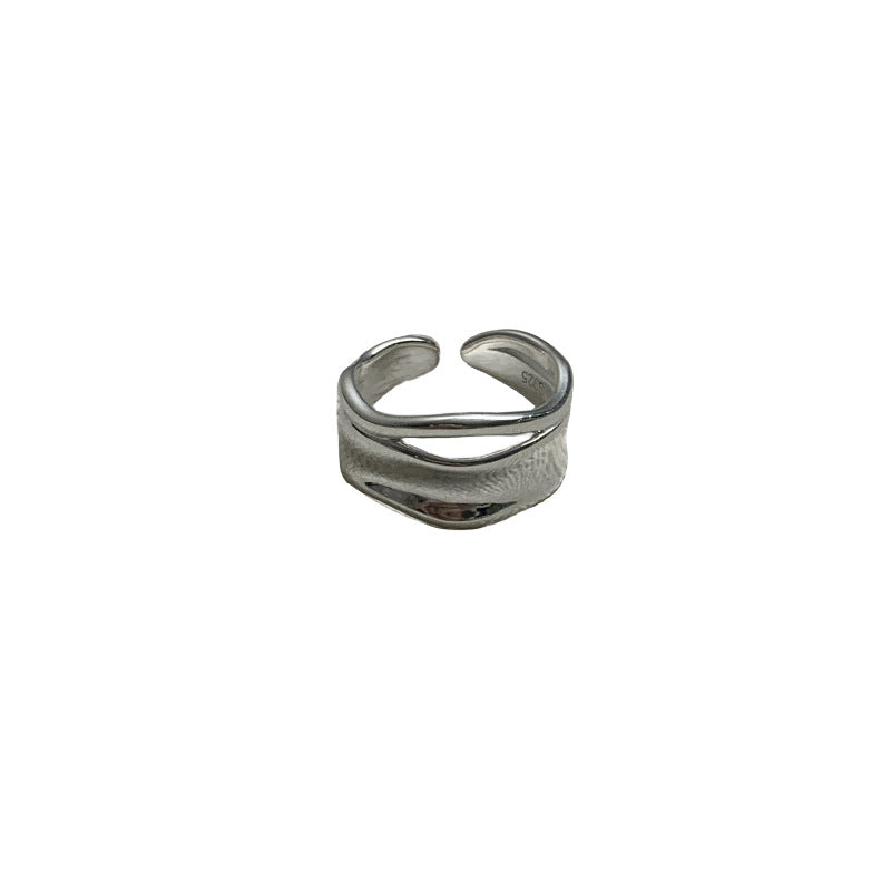 Combination Sterling Sier Bow Niche High Rings