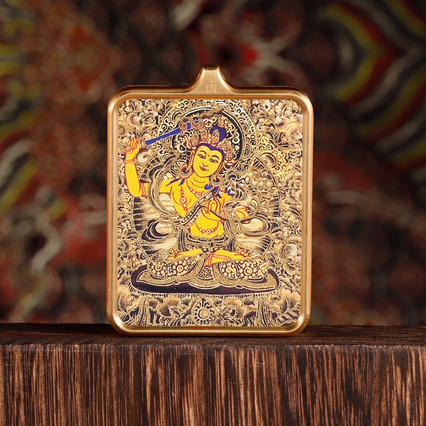 Yellow God Of Wealth Small Niche Pendants