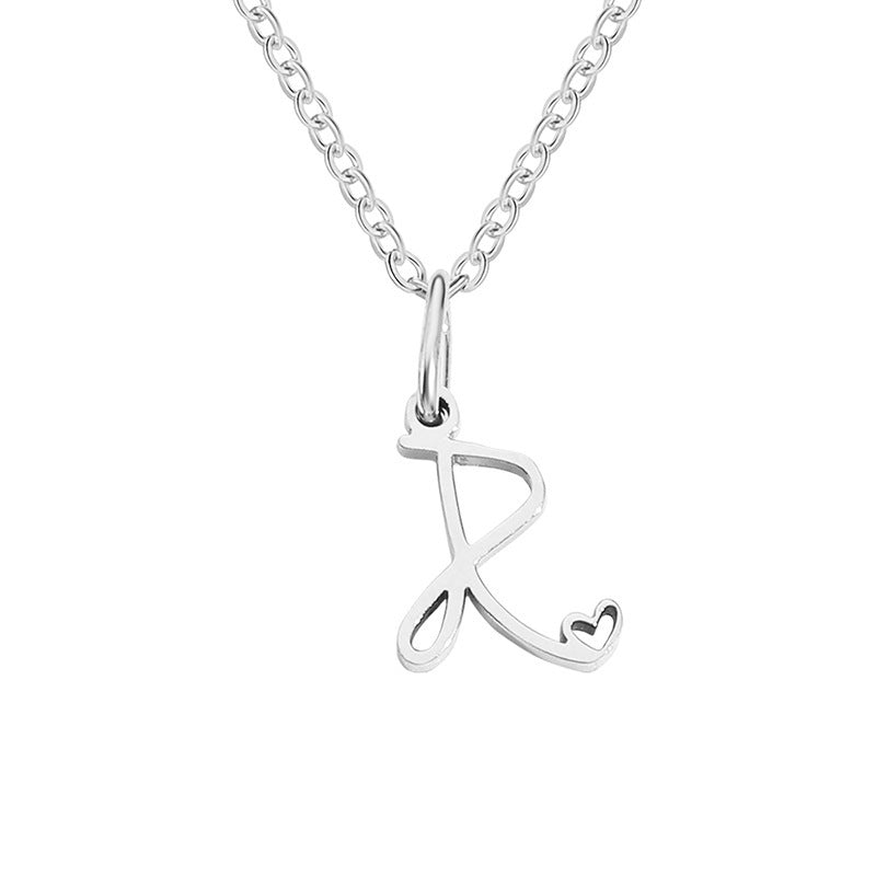 Letter Female Personalized Minority Clavicle Chain Pendants