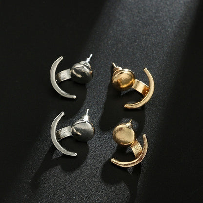 Rear Pocket Type Female Ear Simple Earrings