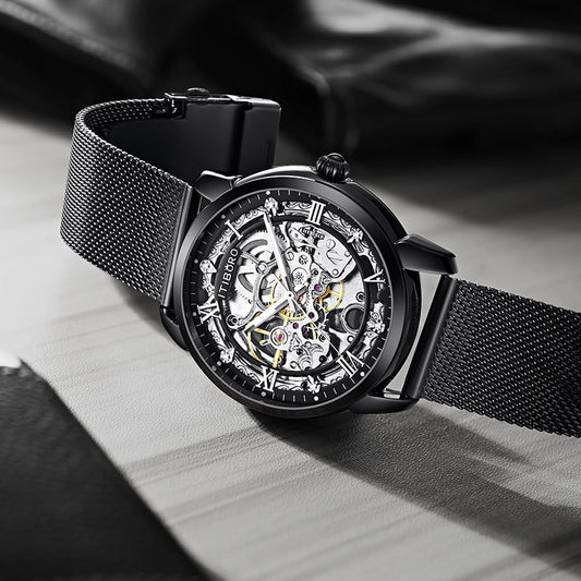 Men's Watch Waterproof Automatic Fashion Hollow Out Mechanical Watches