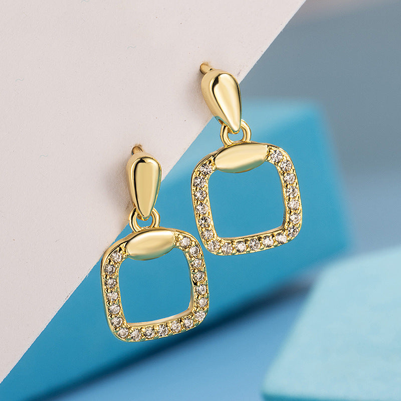 Women's Fashion Geometry Pattern Korean Style Sense Of Earrings