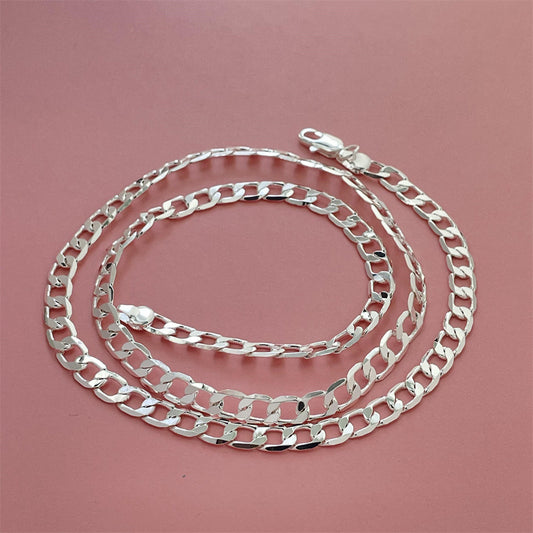 New Attractive Jewelry Sier-plated One-to-one Side Pendants