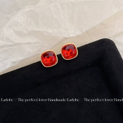 Women's Advanced Crystal Zircon Ear Combination Retro Exquisite Rings