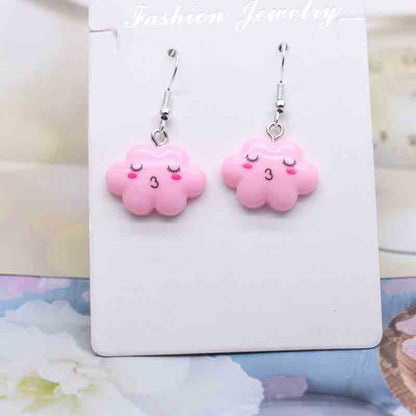 Ice Cream Candy Drink Resin Homemade Earrings