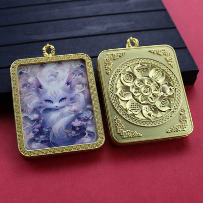 Ethnic Style Golden Fox Previous Life Pendants