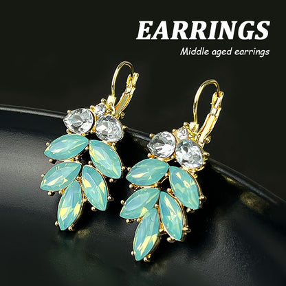 Design Elegant Flower Light Luxury High Earrings