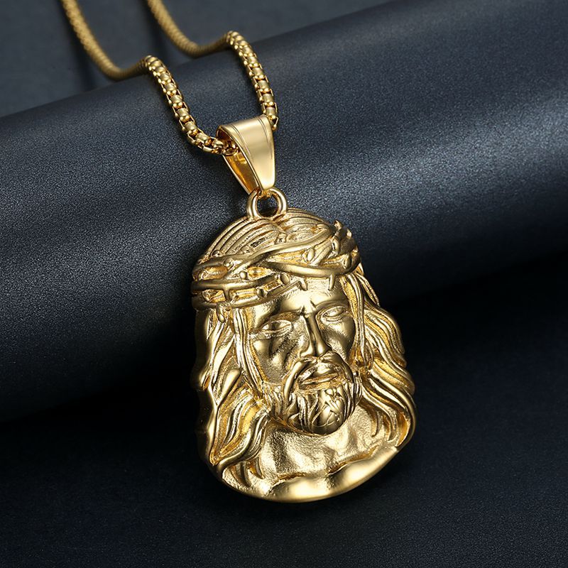 Ear Accessories Titanium Steel Vacuum Gold Pendants