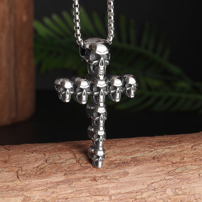 Retro Skull Cross Fashion Creative Halloween Necklaces