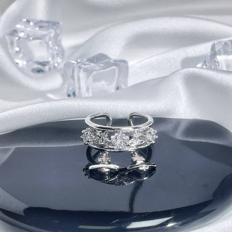 Female Simple Personality Planet Exquisite Versatile Punk Rings