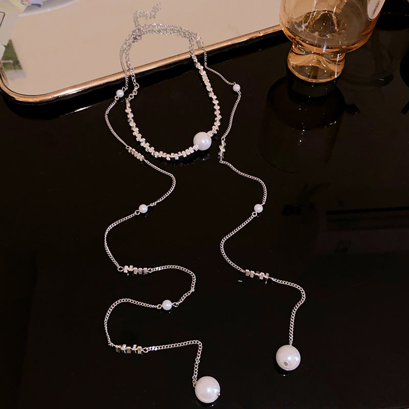 Women's High-grade Pearl Summer Personality Clavicle Chain Necklaces