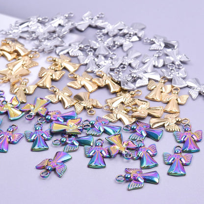 Accessories Steel Golden Angel Titanium Colorful Pendants