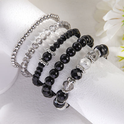 Gift Fashion Simple Crystal Beaded Stretch Bracelets