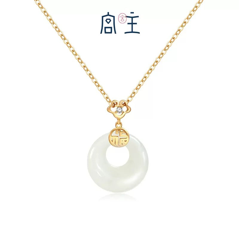 Jade Female Summer Light Luxury Minority Necklaces