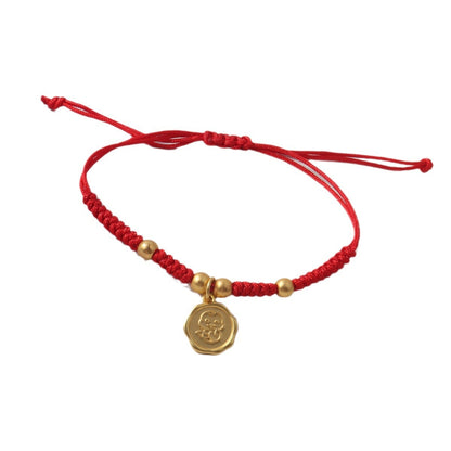 Year Of Snake Woven Love Holding Rabbit Spirit Bracelets