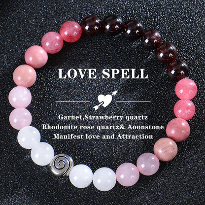 Bohemian Colorful Stone Tigereye Crystal String Beads Bracelets