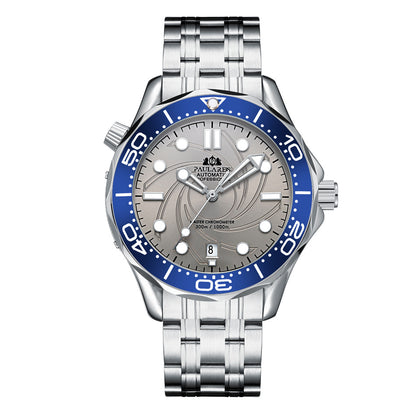 Men's Luminous Steel Strap Gold Watch Mechanical Watches