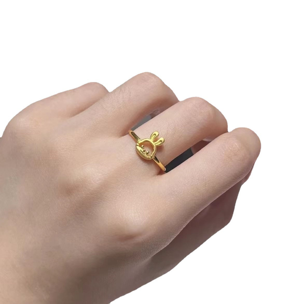 Life Hollow Rabbit Zodiac Cute Animal Rings