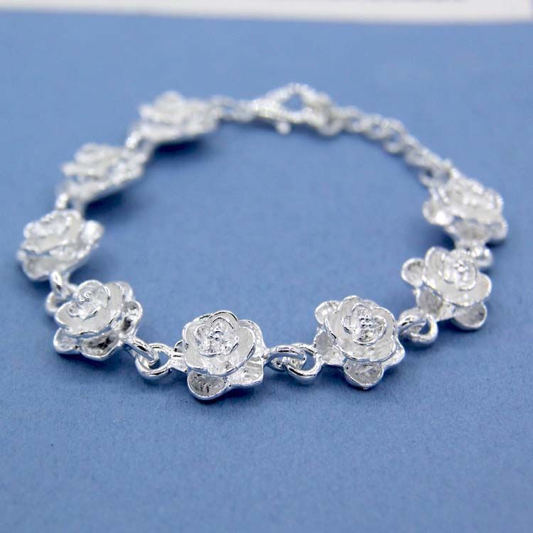 Female Korean Style Simple Imitation Sier Bracelets