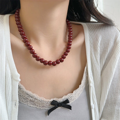 Beaded Female Retro Affordable Luxury Niche Necklaces