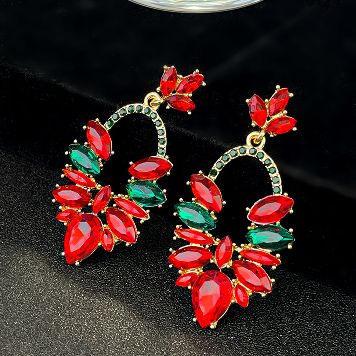 Design Elegant Flower Light Luxury High Earrings