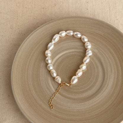Natural Pearl Female French Minority High Bracelets