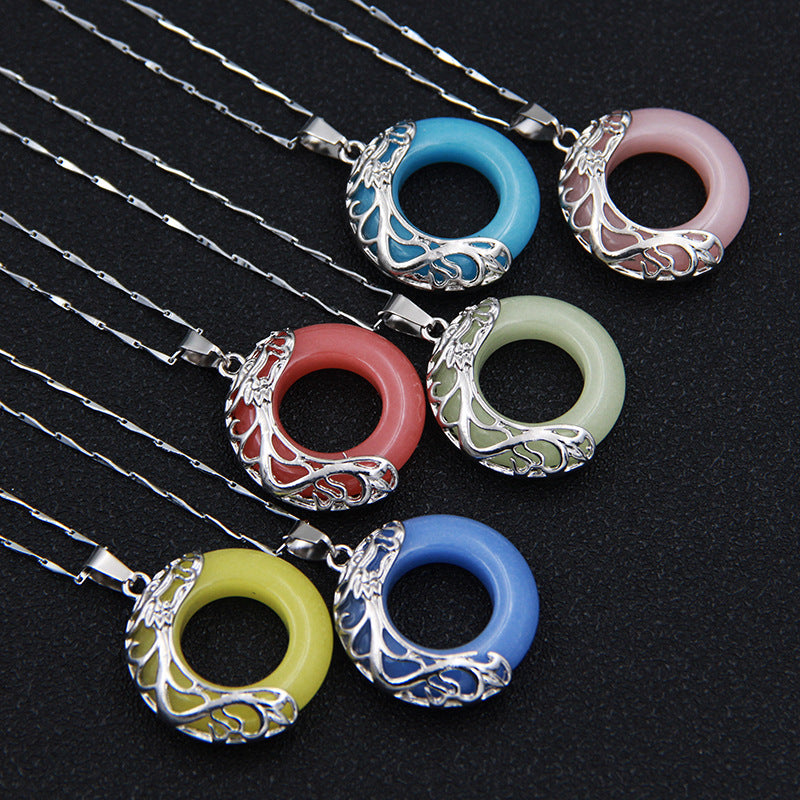 Peace Buckle Sun Moon Guardian Retro Pendants