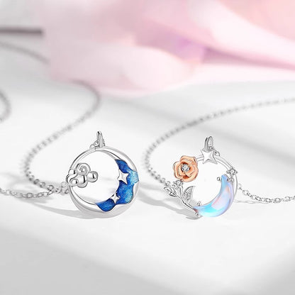 Of Fresh Moonstone Fashion Gold Flower Necklaces