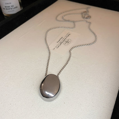 Style Titanium Steel Sweater Chain Fashion Simple Super Necklaces