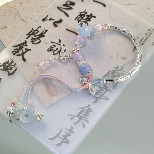 Women's Chinese Style Ancient Bamboo Butterfly String Bracelets