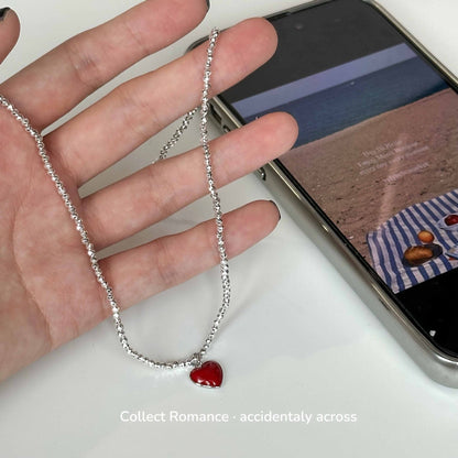 Design Small Pieces Of Sier Love Necklaces