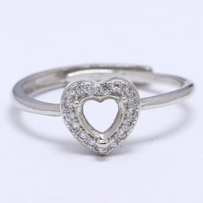 Frame Open Mouth Autumn Copper Alloy Electroplating Sier Rings