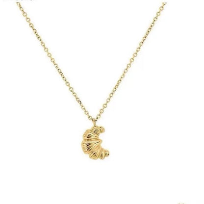Women's Sterling Sier Mini Ode Croissant Niche Necklaces