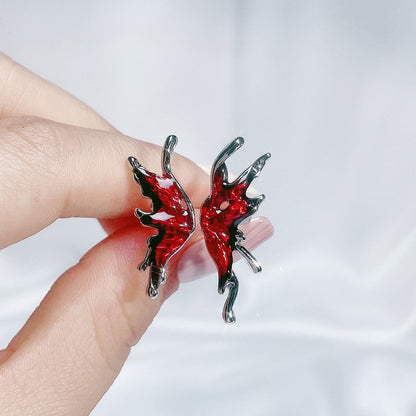 Glazed Butterfly Opening Female Temperamental Minority Rings