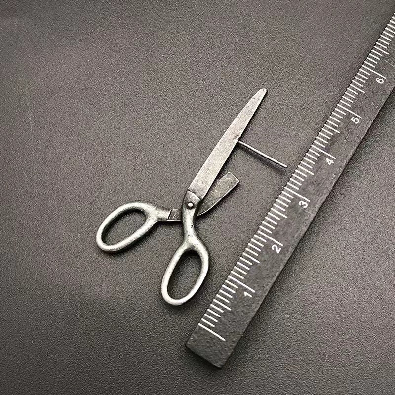 Women's Coffee Yi Fashion Creative Retro Scissors High Earrings