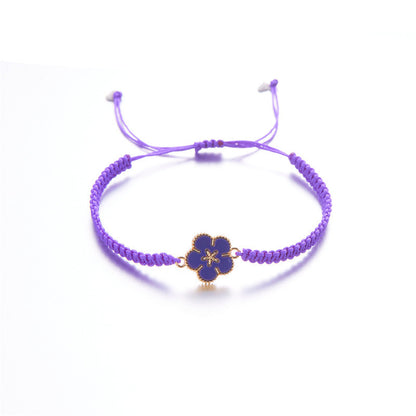 Small Flower Hand Weaving Female Dormitory Bracelets
