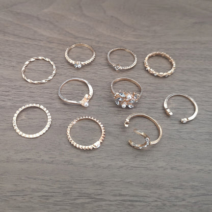 Affordable Luxury Fashion Style Leaf Diamond Rings