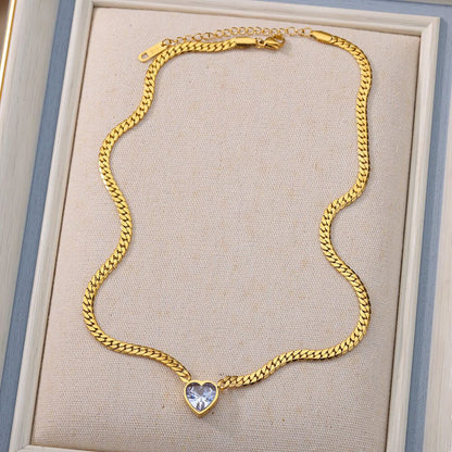 Women's Diamond Light Luxury Jewelry Suit Fashion Necklaces