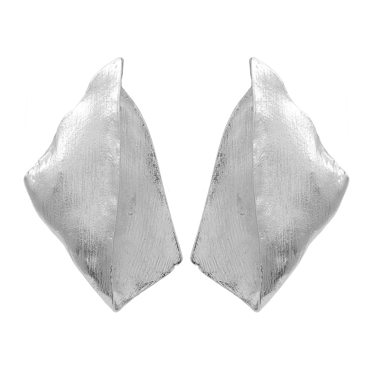 Women's Spring Gold Exaggerated Three-dimensional Polygon Metal Earrings