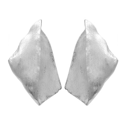 Women's Spring Gold Exaggerated Three-dimensional Polygon Metal Earrings