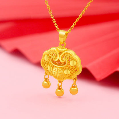 Fu For Adults Lock Of Good Ancient Heritage Bell Pendants