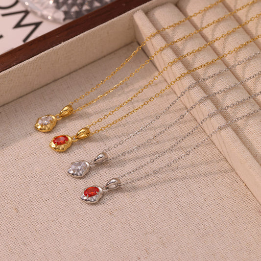 Fashion Design High-grade Titanium Steel Elegant Female Korean Necklaces